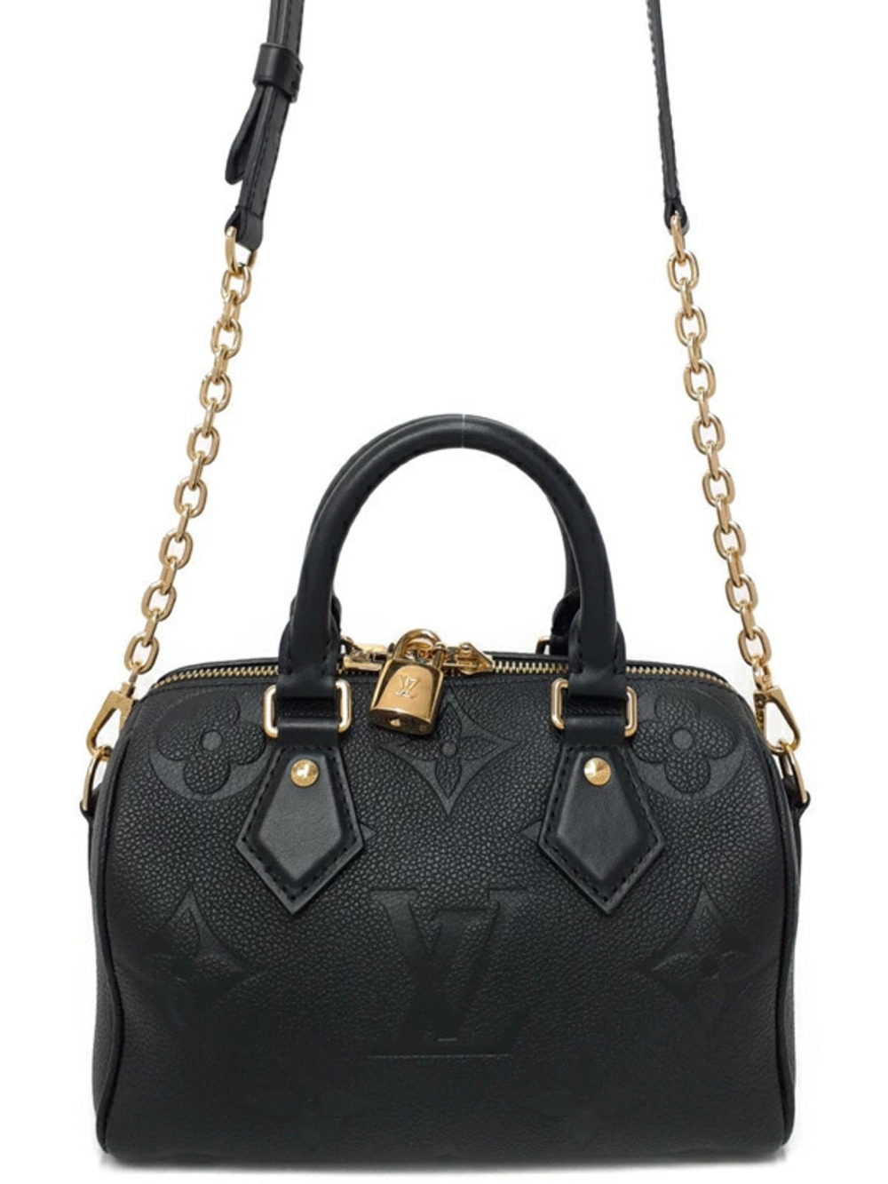 Louis Vuitton Monogram Empreinte Speedy Bandouliere Bag